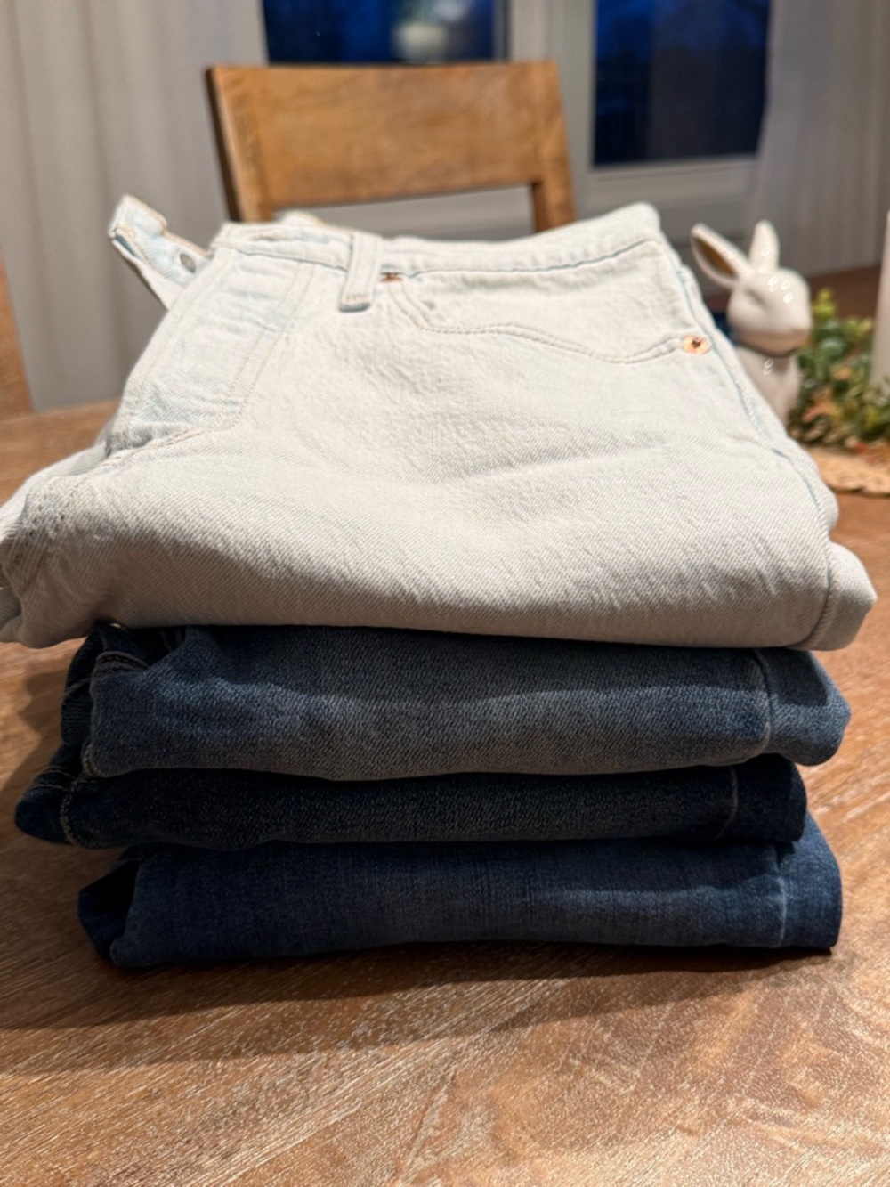 Lot of 4 pairs of jeans size 3/4